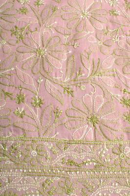 Peach embroidered cotton kurtas-and-kurtis 4