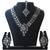 Oxidized Silver Kundan Flower Jewelry Set