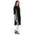 Black printed rayon kurtas-and-kurtis