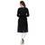 Black printed rayon kurtas-and-kurtis