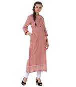 Black printed cotton kurtas-and-kurtis