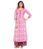 Pink none cotton salwar
