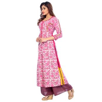 Pink none cotton salwar 4