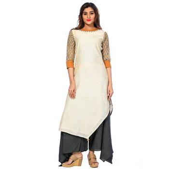 Beige none chanderi salwar 1