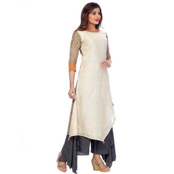 Beige none chanderi salwar 3