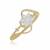 0.25cts diamond Ring-18kt yellow gold Ring-Engagement Ring-Pressure set Ring