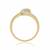 Criss cross diamond -0.17cts diamond Ring-gold Ring-Sparkling round diamond ring