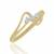 Three diamond Ring -0.07Cts diamond -18kt yellow gold-Engagement Ring-Wedding gift