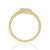 Three diamond Ring -0.07Cts diamond -18kt yellow gold-Engagement Ring-Wedding gift