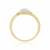pressure set diamond ring-18kt yellow gold-Anniversary ring-gift to love