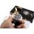 Watch with lighter for men black dial watch with refill butane cigarette lighter
