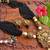 Grand Kundan Temple Jewellery with pearl & semi-precious stone Grand gold plated Necklace Set