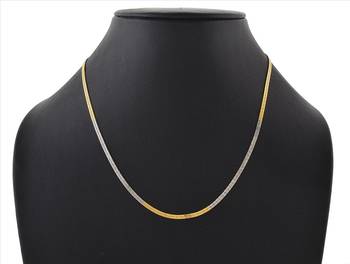 Dual Tone Simple Neck Chain Which can be used alone or you can add your Pendant in It. 2
