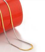 Dual Tone Simple Neck Chain Which can be used alone or you can add your Pendant in It.