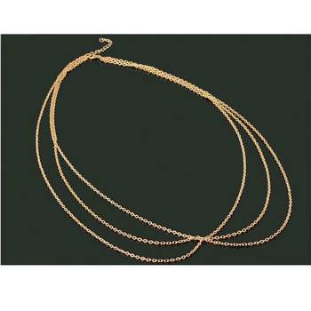 Hot Double Crossover Waist Belt Belly Body Chain Jewelry 1