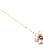 Small Size Maang Tikka  Decorated With American Diamond