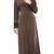 Rust Color  Stretchable Velvet Embosed Abaya Burkha With Waist Belt  And  Scarf Hijab
