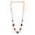 AccessHer Ethnic ruby, emrald, pearl mala necklace for women