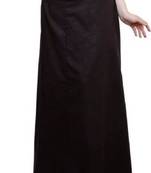 Black cotton plain cotton petticoat
