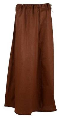 Brown cotton plain cotton petticoat 1