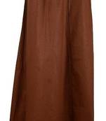 Brown cotton plain cotton petticoat