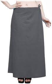 Grey cotton plain cotton petticoat 1