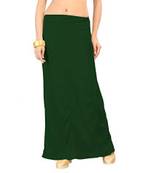 Green cotton plain cotton petticoat