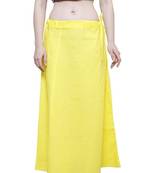 Yellow cotton plain cotton petticoat
