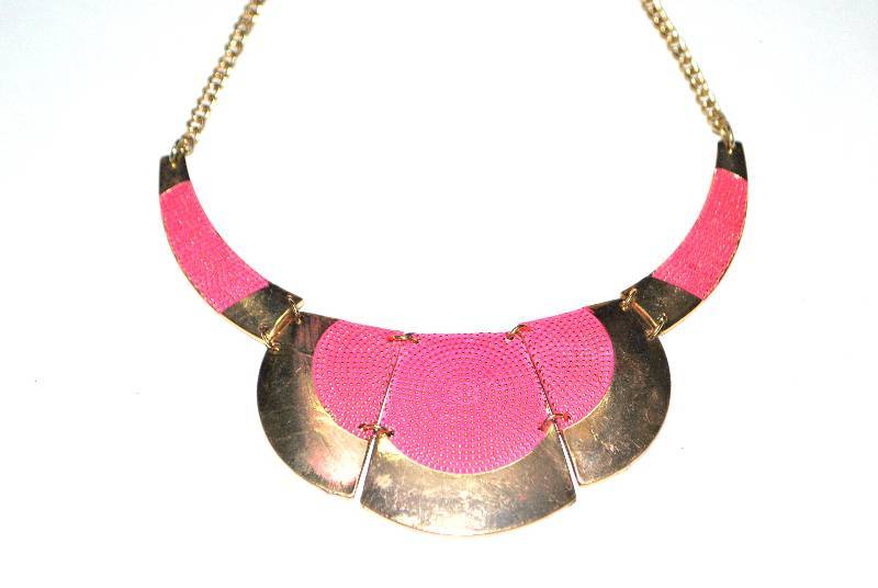 Neon Bull choker (pink)