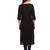 Black plain cotton stitched kurti