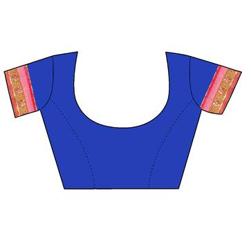 Pink georgette plain georgette sarees 5