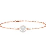 0.18 Ct Diamond Smiley  Bracelet in 9KT Rose Gold