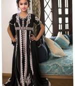 Black Moroccan Style Arabic Kaftan