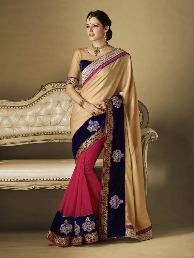 Indian women fancy designer embrodiried saree ewows Online 337732