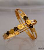 Laxmi coin bangles - 3a(temple jewellery)