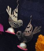 Birdy Filigree Pink Jhumki