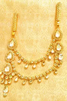 Designer kundan double juda waist belt kamarband ethnic wedding jewellery