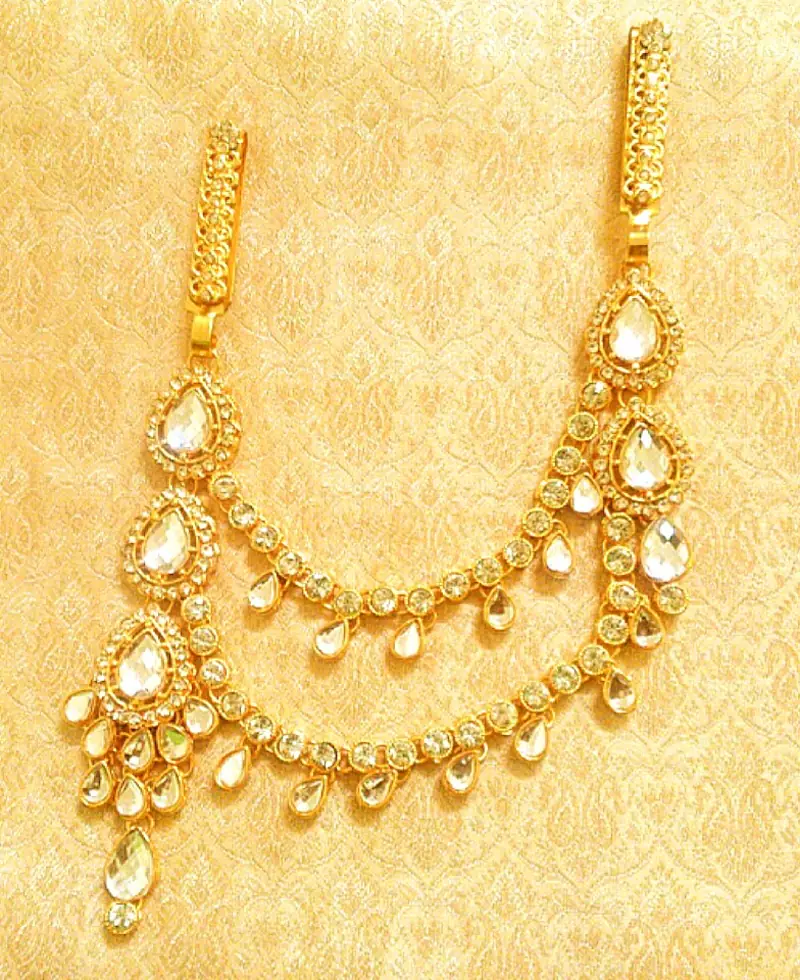 Designer kundan double juda waist belt kamarband ethnic wedding jewellery
