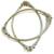 Silver Elastic Anklets