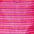 Bright Pink threaded multiple strips unisex jhola bag