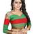 Green woven cotton saree with blouse