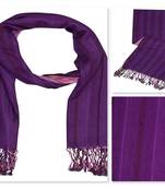 Purple  Viscose Islamic Style Stole Daily Wear Arabian Hijab