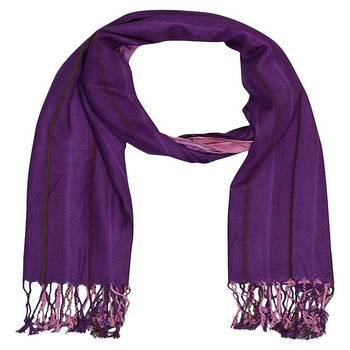 Purple  Viscose Islamic Style Stole Daily Wear Arabian Hijab 2