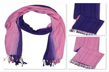 Purple  Viscose Islamic Style Stole Daily Wear Arabian Hijab 1