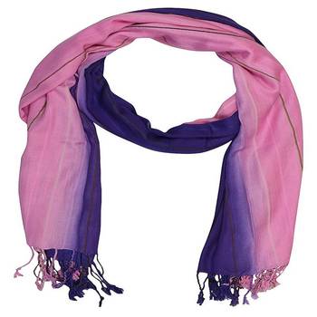 Purple  Viscose Islamic Style Stole Daily Wear Arabian Hijab 2