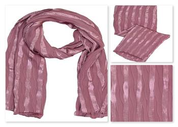 Pink  Satin Islamic Style Stole Daily Wear Arabian Hijab 1
