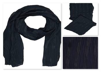 Blue  Satin Islamic Style Stole Daily Wear Arabian Hijab 1