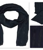 Blue  Satin Islamic Style Stole Daily Wear Arabian Hijab