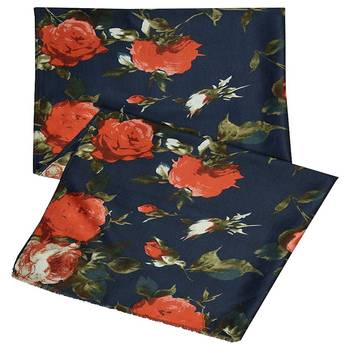 Blue  Cotton Islamic Style Stole Daily Wear Arabian Hijab 2