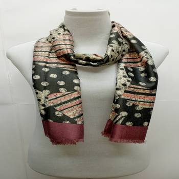 Grey  Cotton Islamic Style Stole Daily Wear Arabian Hijab 3